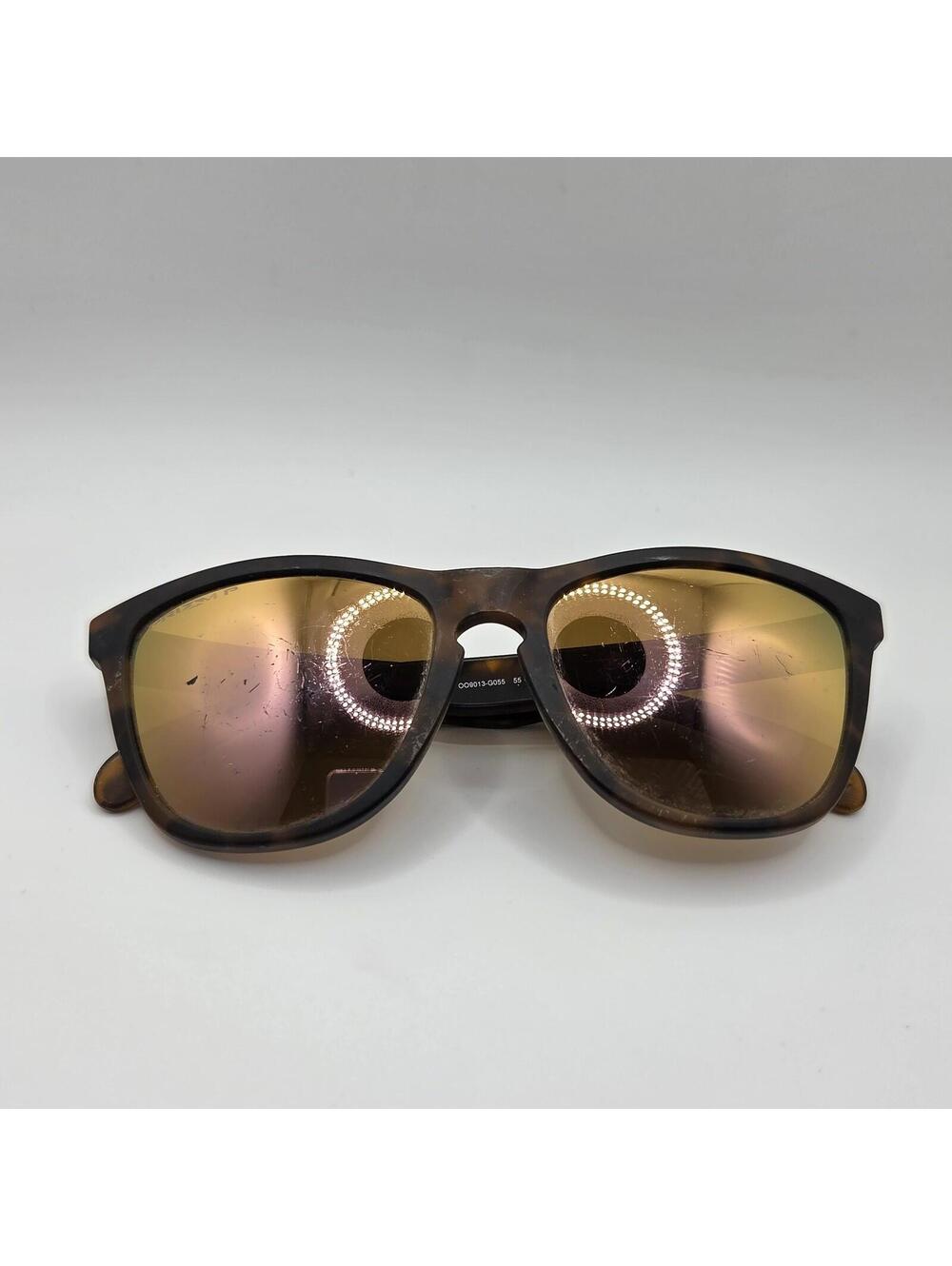 OO9013-G055 Oakley Frogskins Matte Tortoise Brown 55-17-139 Sunglasses Frames